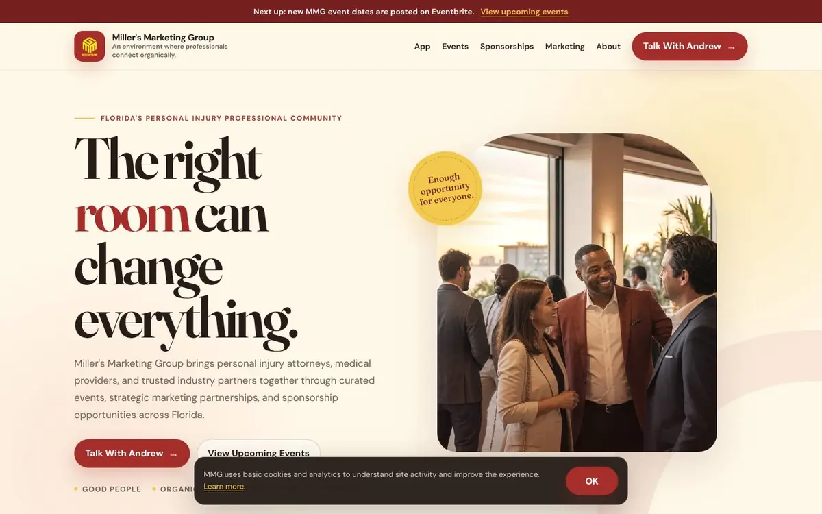 Miller's Marketing Group homepage